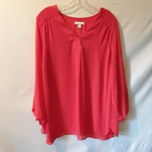 Like New Marybell cherry red blouse